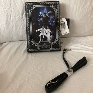 NWT Star Wars book clutch purse